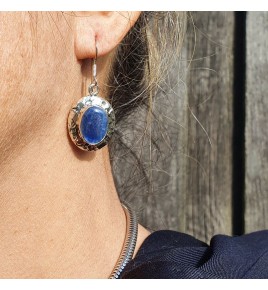boucle d'oreille cyanite
