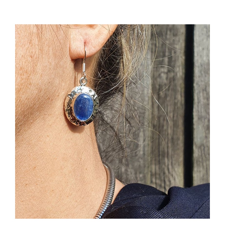 boucle d'oreille cyanite