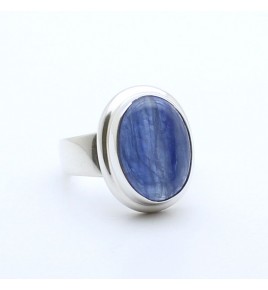 bague cyanite bleue