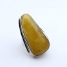 bague ambre jaune