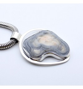 calcédoine bleue brute bijouterie