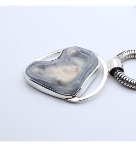 calcedoine bleue brute bijoux