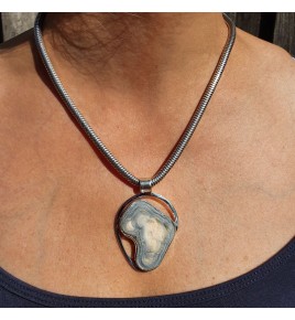 pendentif calcedoine