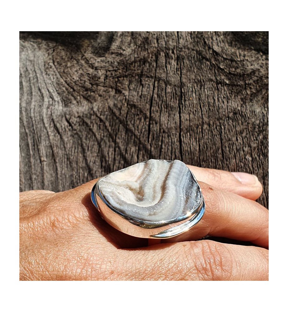 bijou calcedoine bleue