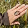 bague quartz lodolite