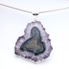 pendentif améthyste argent