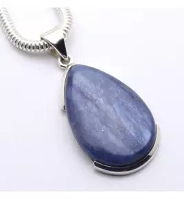 pendentif cyanite bleue