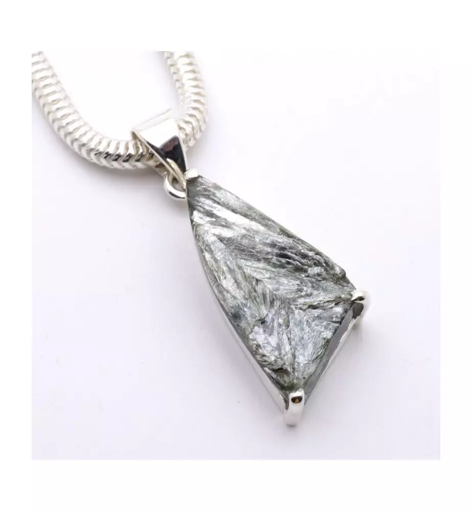 pendentif séraphinite argent pendentif séraphinite argent