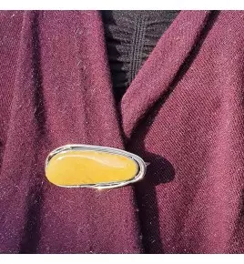broche argent moderne