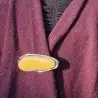 broche argent moderne