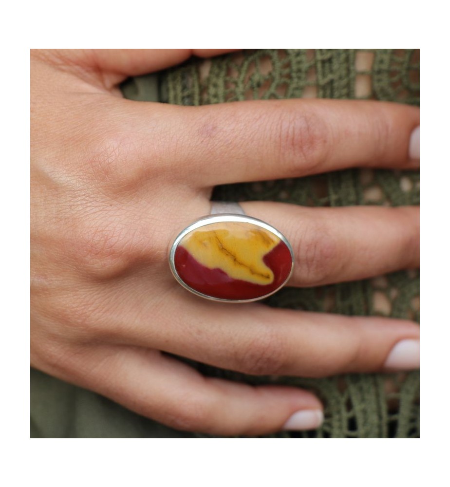bague jaspe mokaite