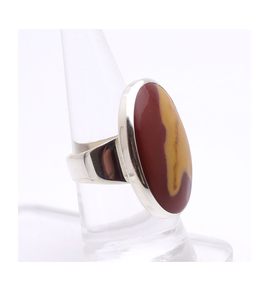 bague jaspe argent