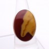 bague argent jaspe mokaite