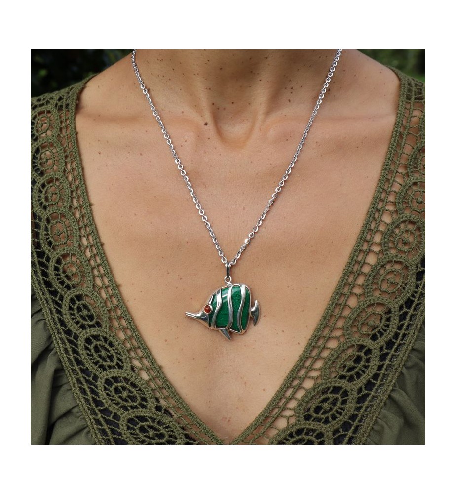 chaîne argent massif femme