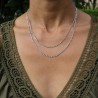 chaîne argent pour pendentif
