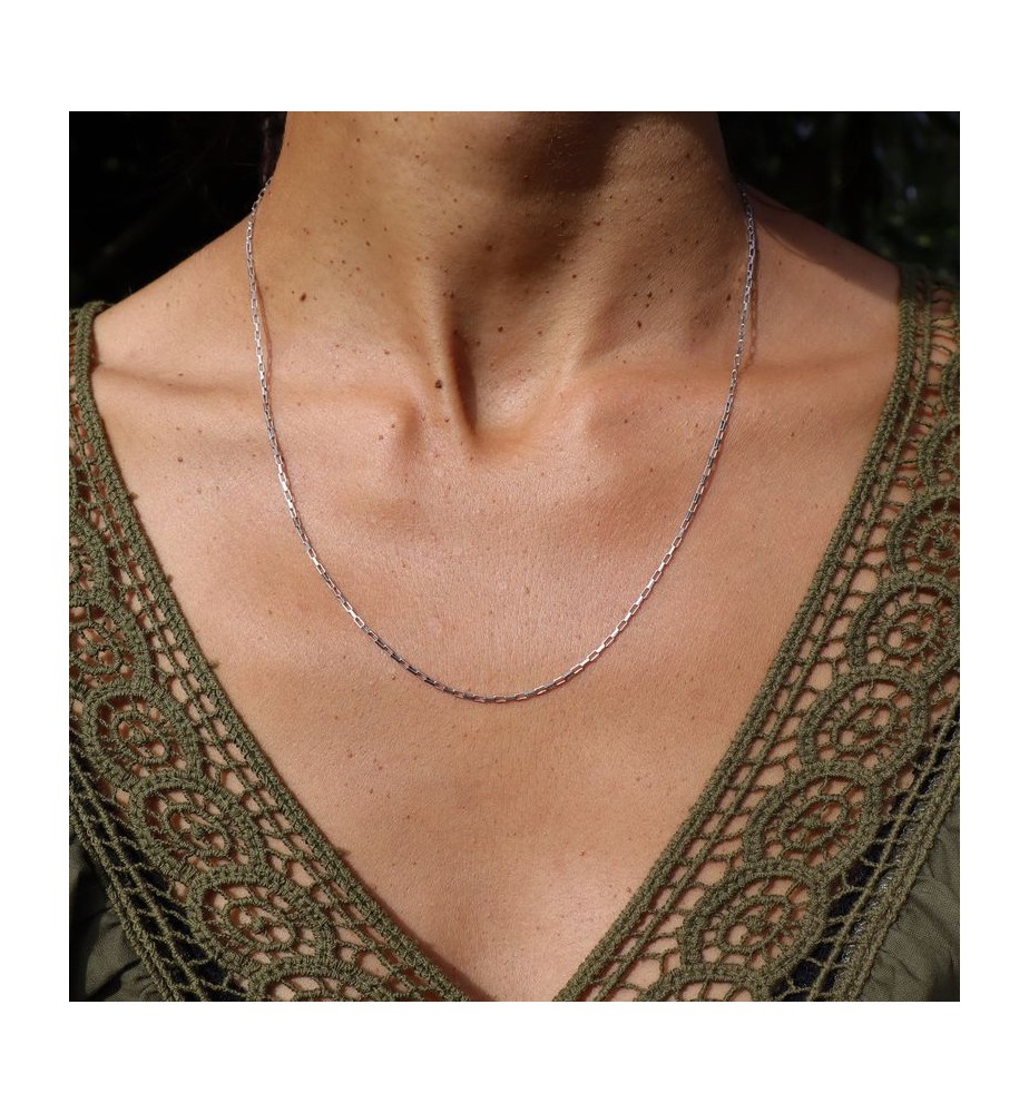chaine argent femme