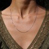 chaine argent femme