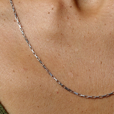 chaine argent fine