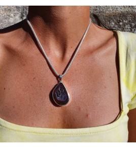 pendentif géode tabasco