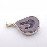 pendentif geode quartz