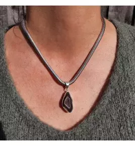 géode tabasco pendentif