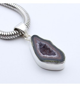 géode tabasco pendentif