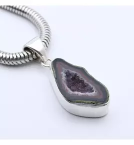géode tabasco pendentif