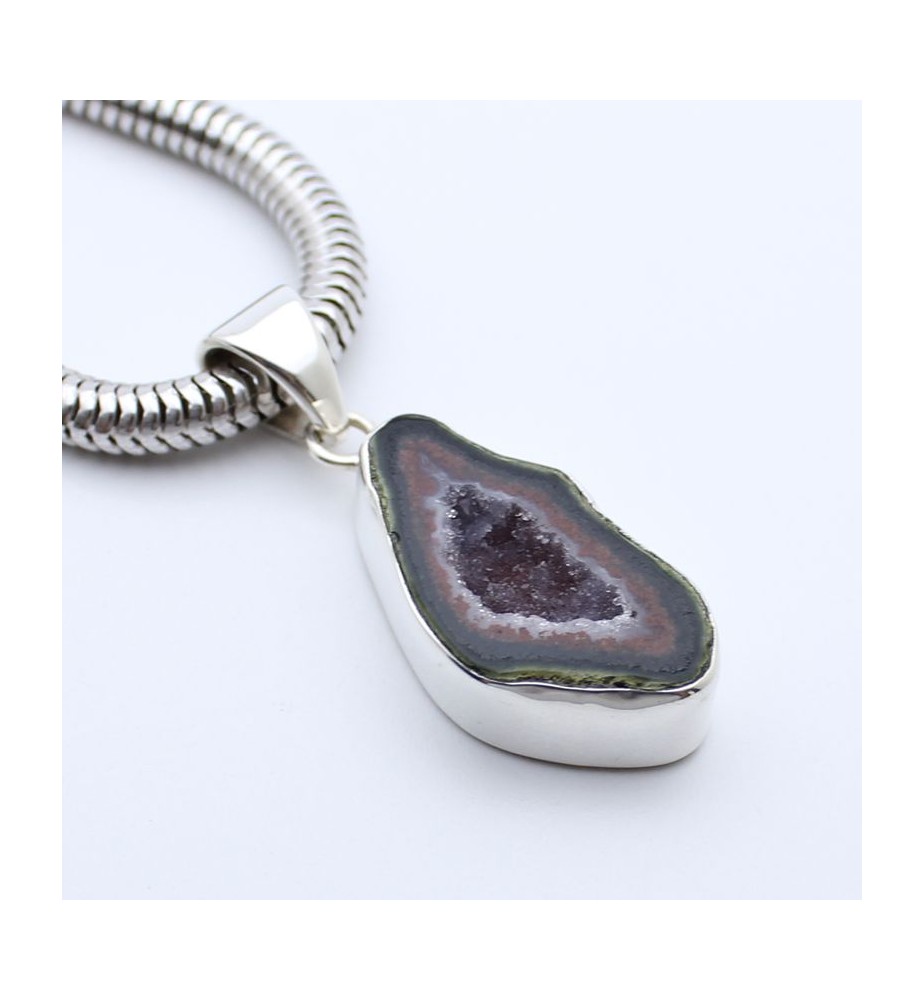 géode tabasco pendentif