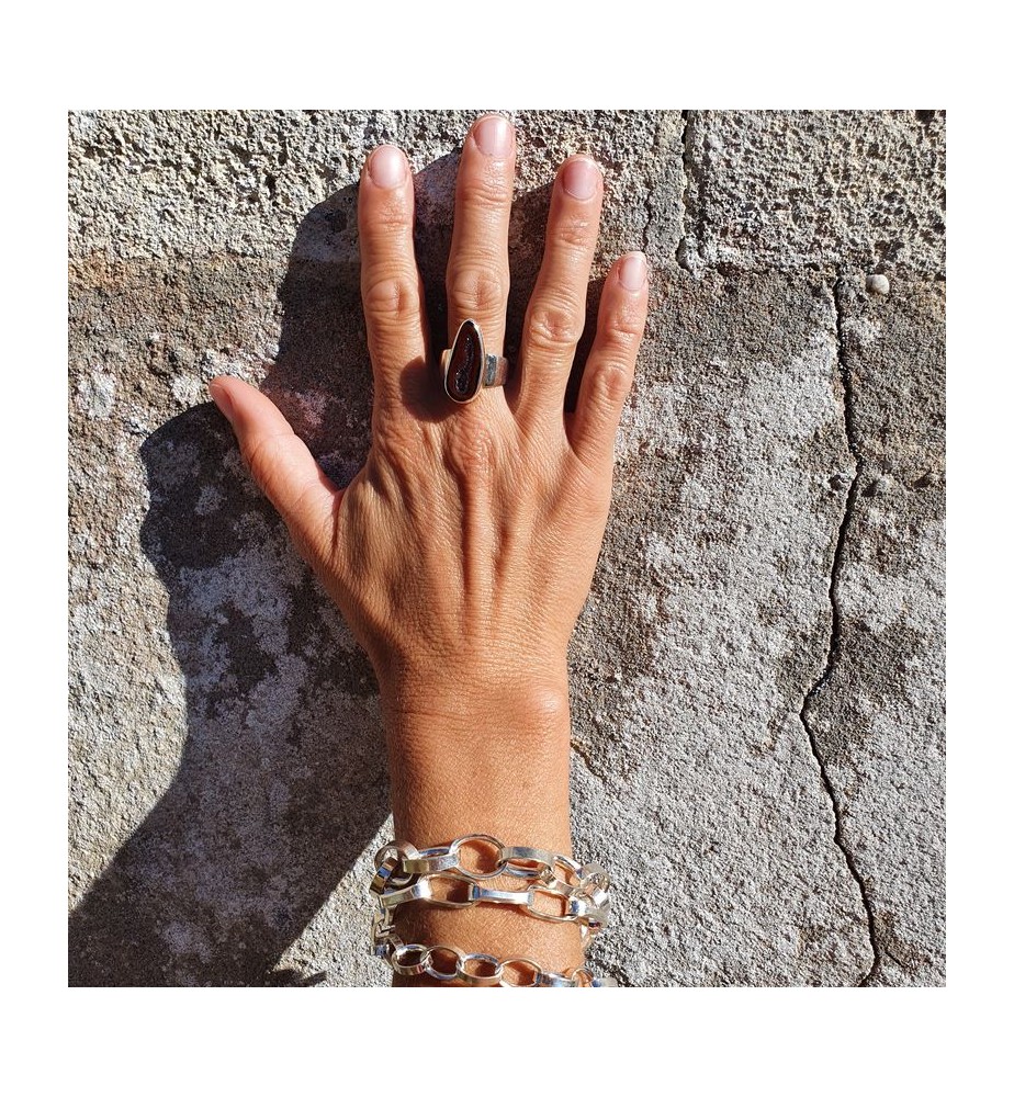 bague avec geode tabasco