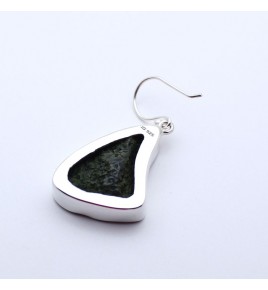 boucles d'oreilles argent et pierres naturelles