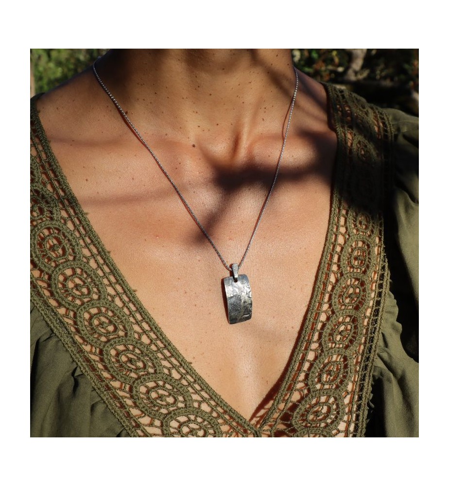 pendentif argent massif femme