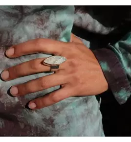 aigue marine bague