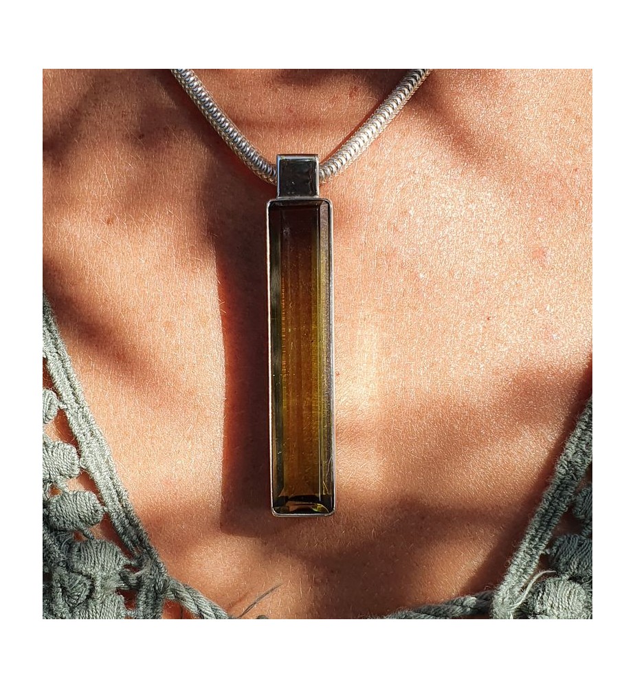 obsidienne pendentif