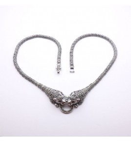 collier marcassite argent