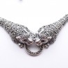 collier argent femme
