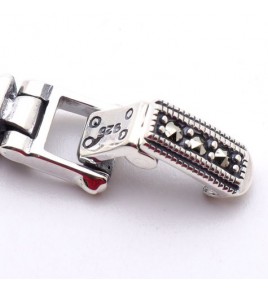 collier marcassite panthère