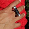 bague tourmaline noire femme