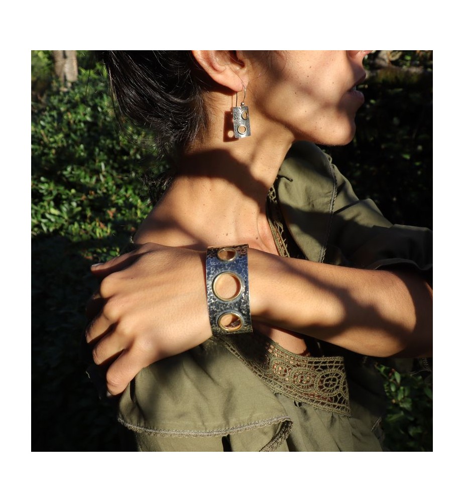 boucles d'oreilles argent ethniques