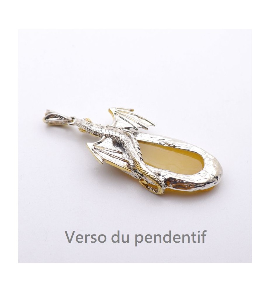 pendentif dragon ailé