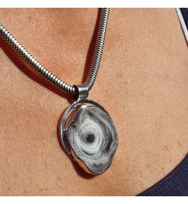 calcédoine bleue bijoux