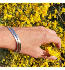 bracelet jonc argent