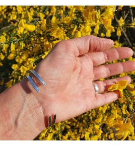 bracelet jonc argent femme