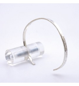 bracelet jonc argent massif