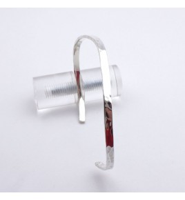 bracelet jonc argent martelé