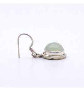 boucles d'oreilles préhnite