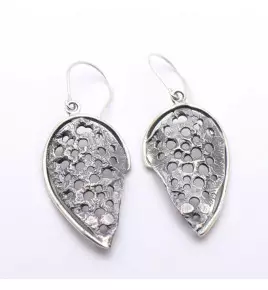 boucles d'oreilles argent pendantes