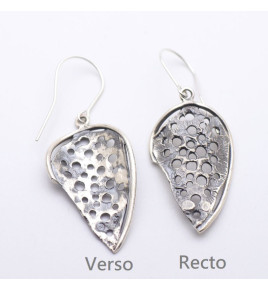 boucles d'oreilles argent originales