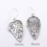 boucles d'oreilles argent originales