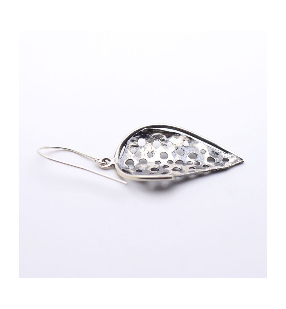 boucles d'oreilles argent femme