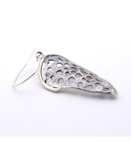 boucles d'oreilles argent massif
